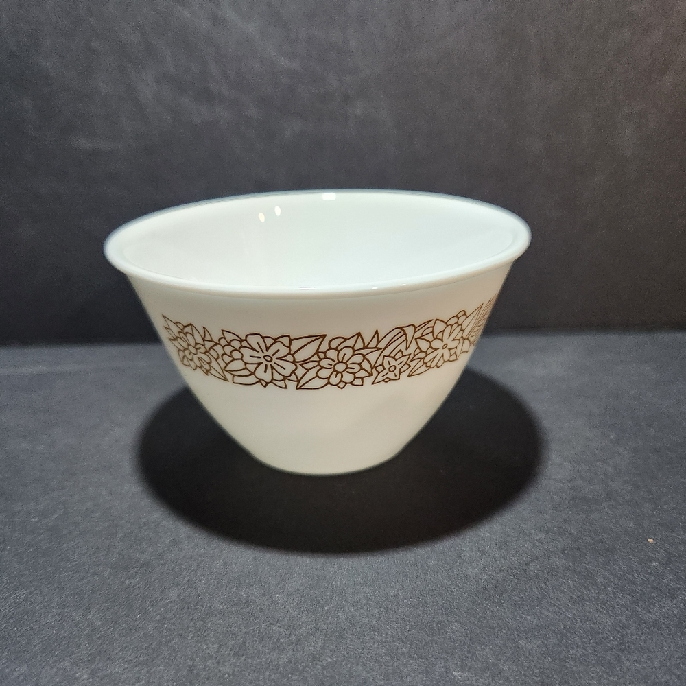 Vintage Corelle Woodland Brown Open Sugar Bowl